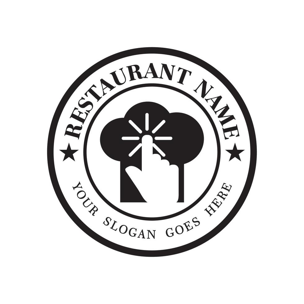 logotipo de restaurante, vector de logotipo de comida