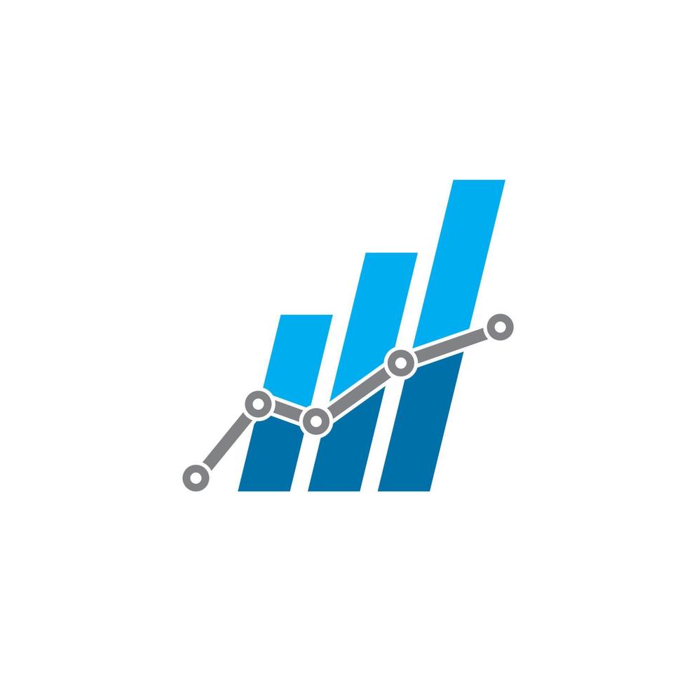 logotipo de finanzas, vector de logotipo de crecimiento
