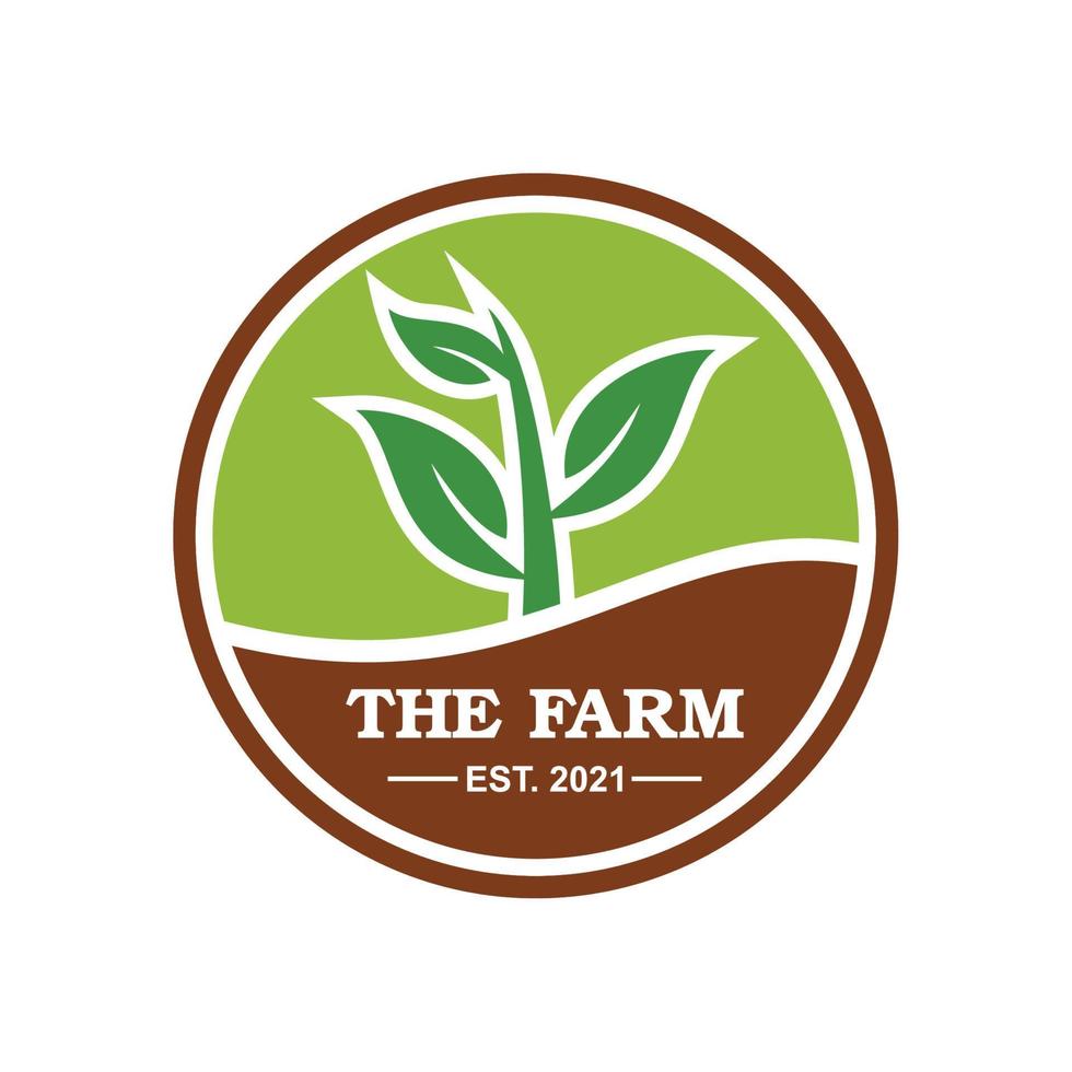 garden vector , farm logo vector