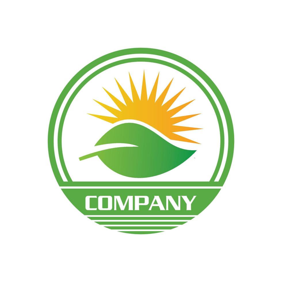 farm logo , environment logo vector