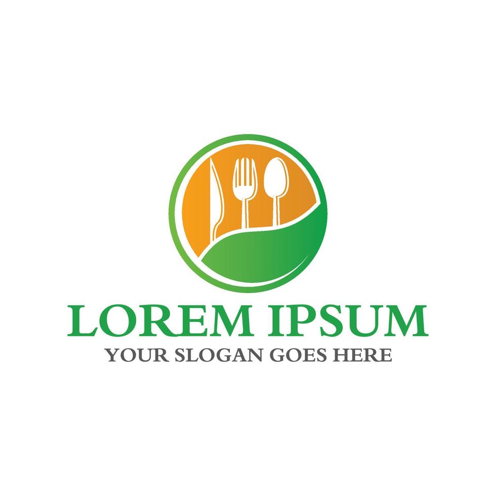 logotipo de restaurante, vector de logotipo de comida