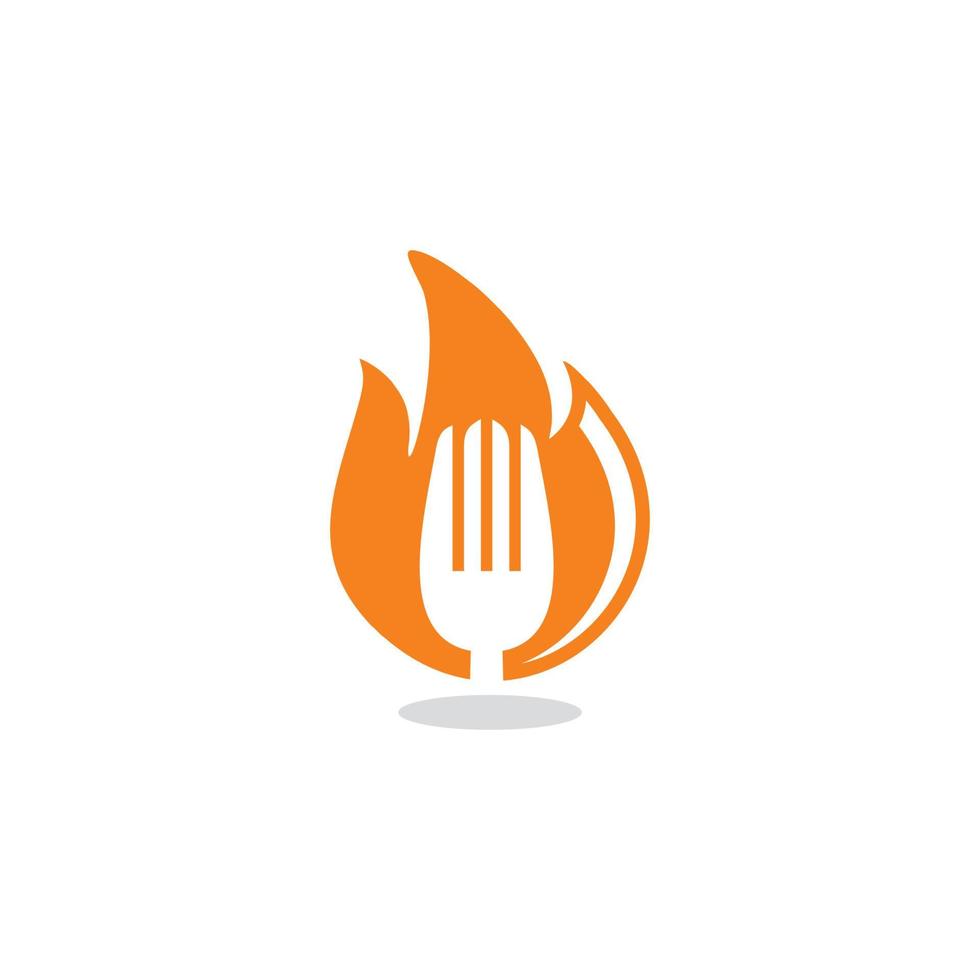 Abstract Cooking Vector . Food Logo