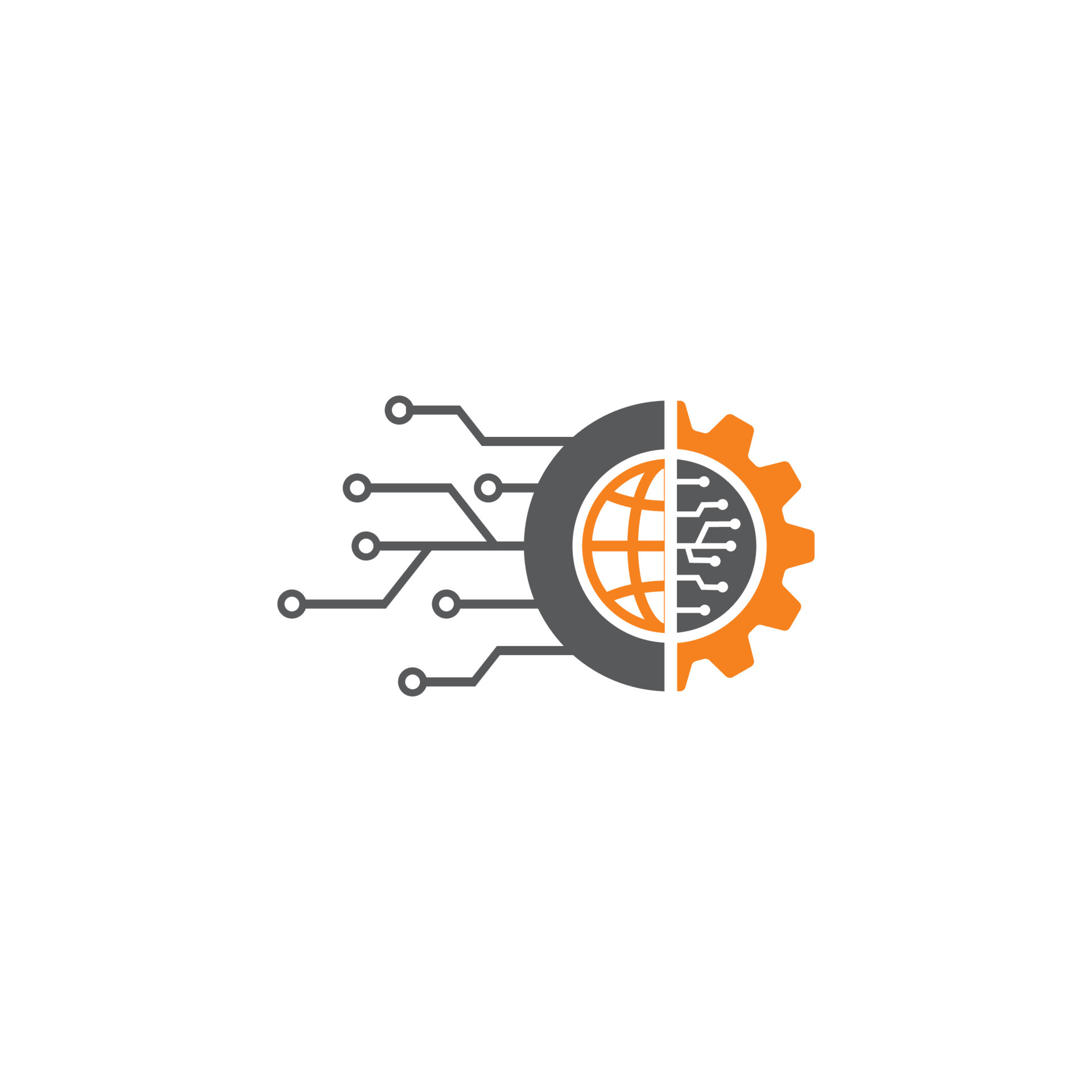 digital engineering logo , factory industry logo 5366697 Vector Art at