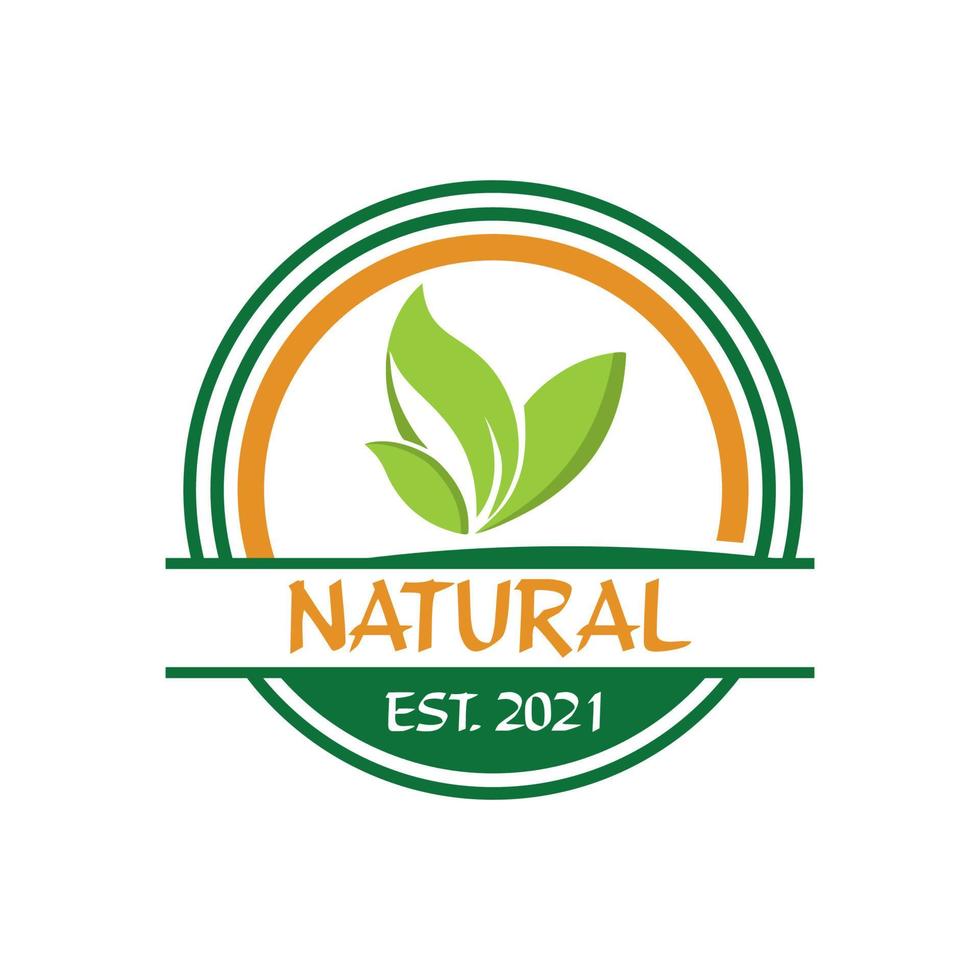 logotipo de agricultura, vector de logotipo natural