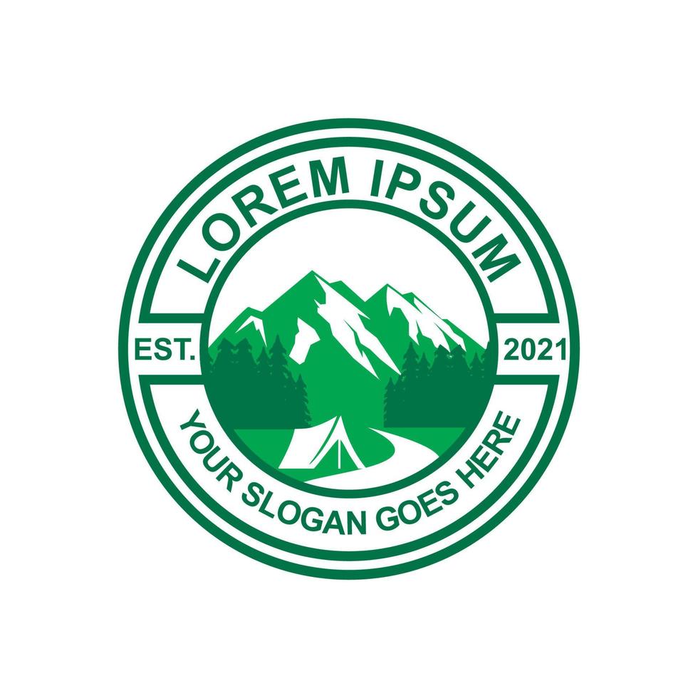 camping logo , adventure logo vector