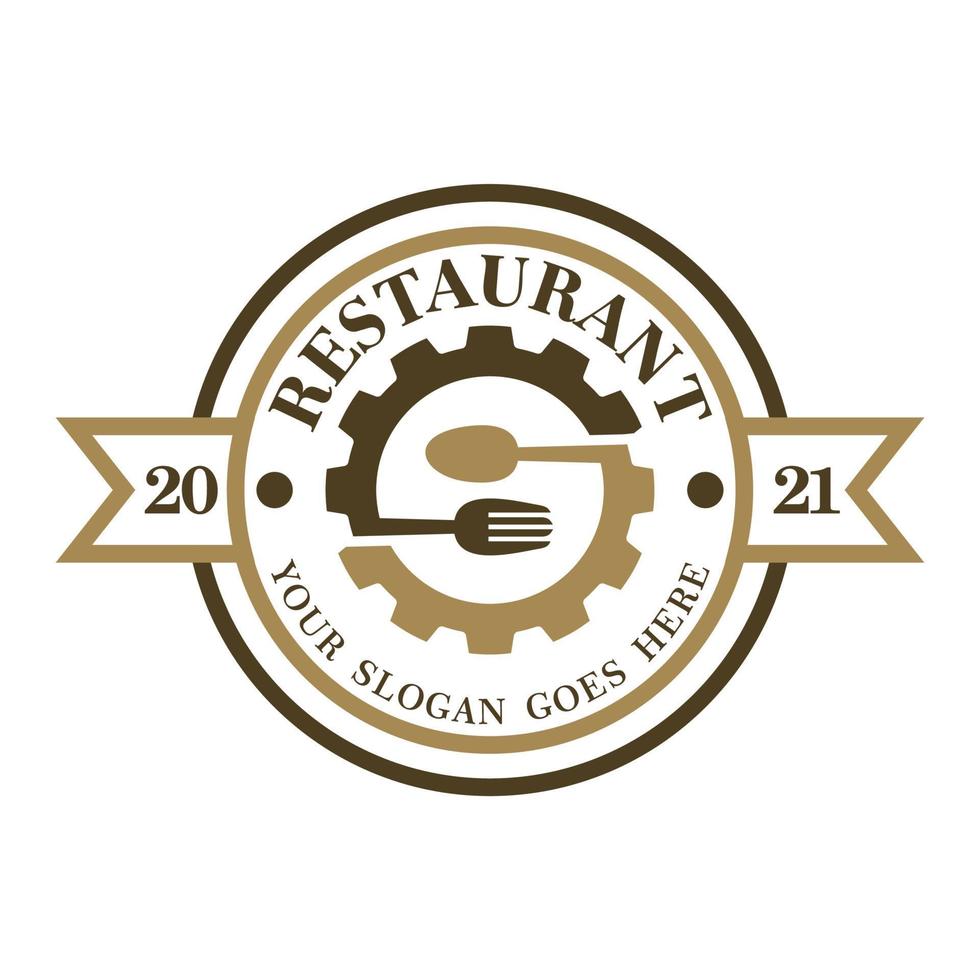 logotipo de restaurante, vector de logotipo de comida