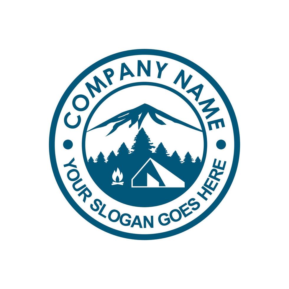 camping logo , adventure logo vector