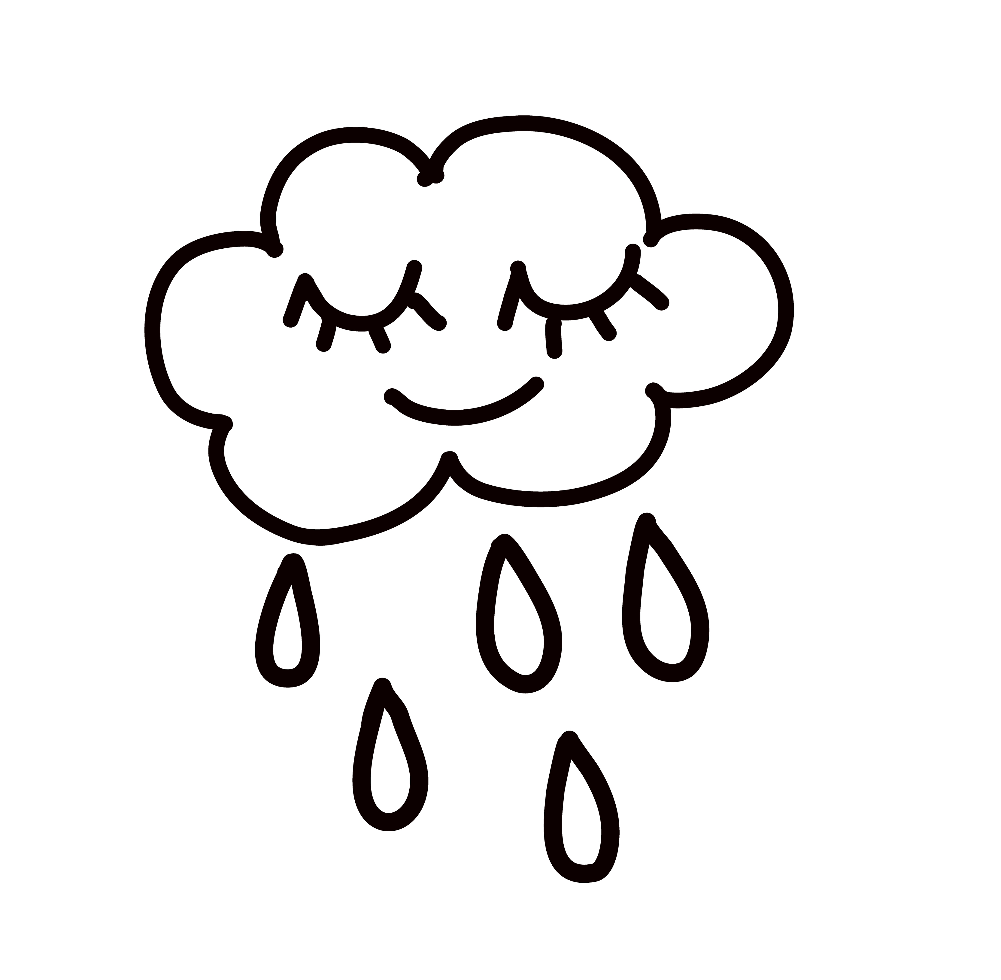 Raindrop Clip Art Black And White