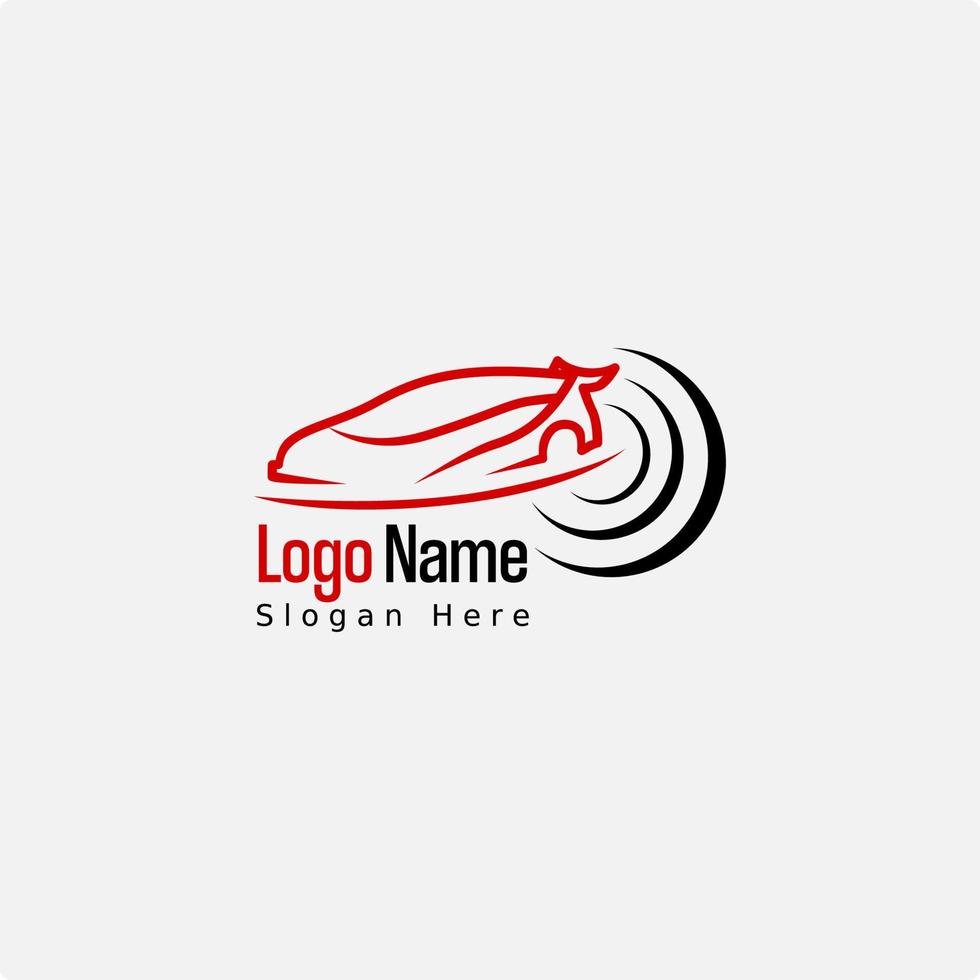 Modern Car Logo Design Template vector