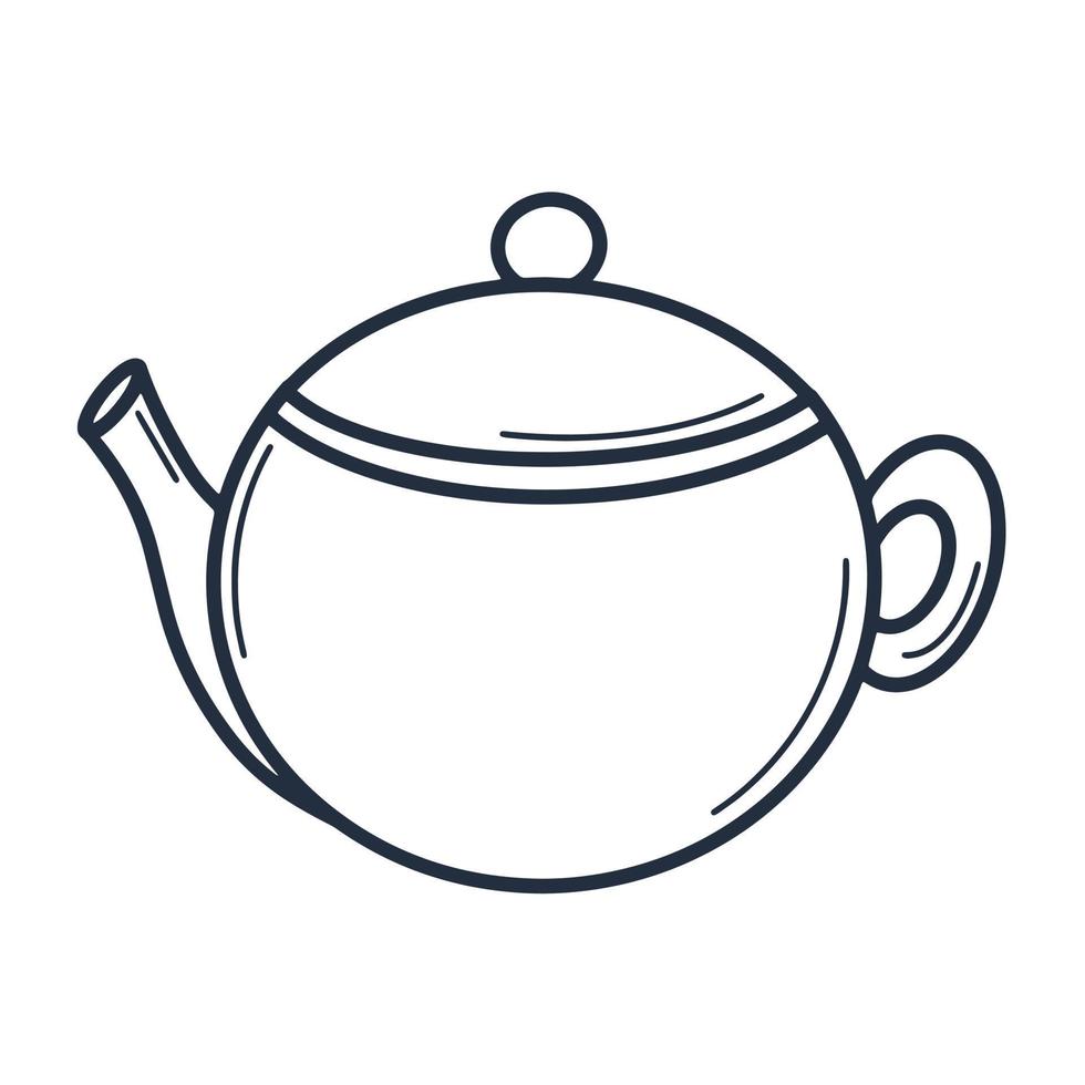 Teapot doodle style 5368001 Vector Art at Vecteezy