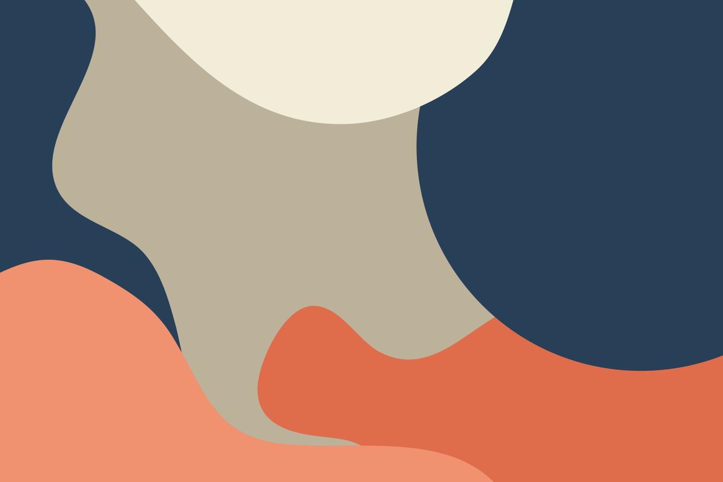 Abstract  elements liquid in the style of 80's. Pastel colors. graphic pattern of abstract elements in soft colors for poster and background vector