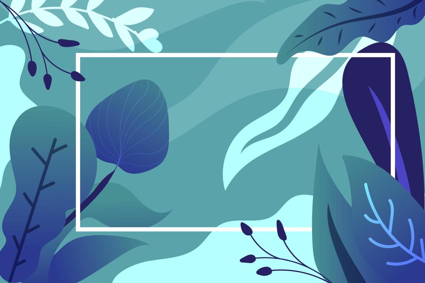 Background Nature Floral dark blue design for cosmetics, perfume