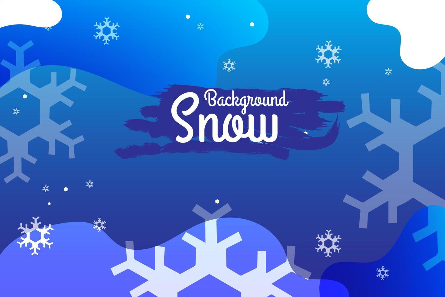 Vector illustration For background blue ice  color with Snow. Graphic can use it as an invitation, book cover, banner