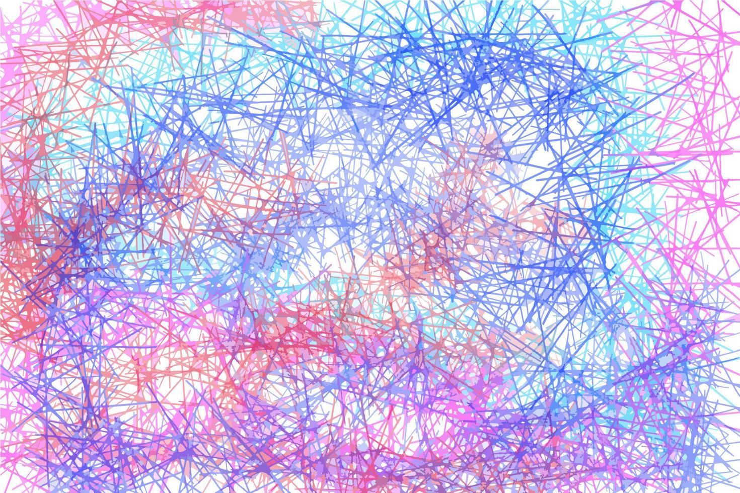 Decorative Line Brushed Splash Painted Abstract Background. Vibrant paint pattern backdrop. Chaotic brushstrokes painting. vector