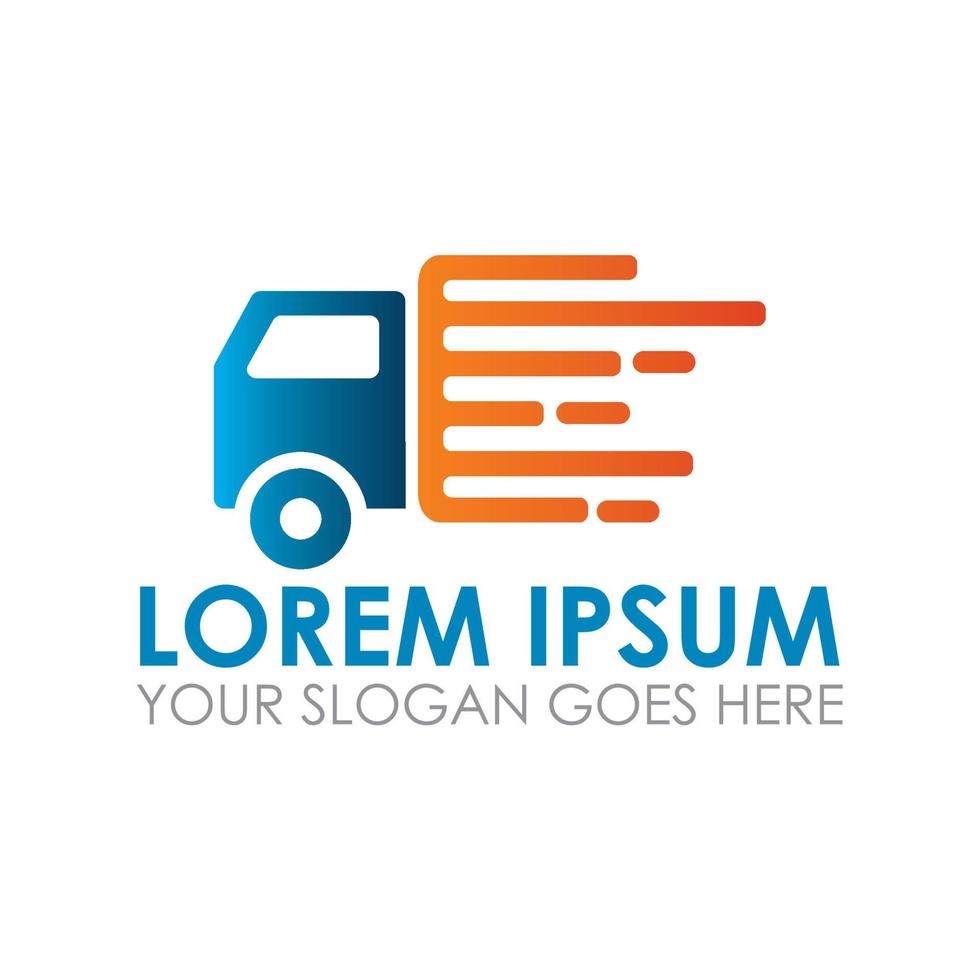 fast delivery vector , express shopping logo