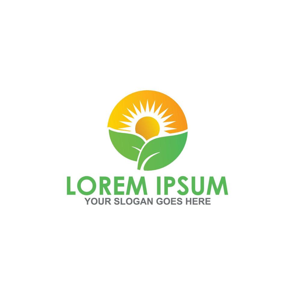 leaf nature vector , natural logo