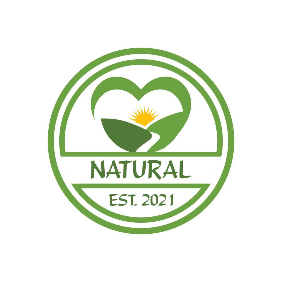 agriculture logo , natural logo vector