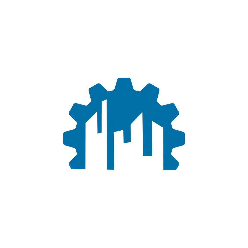 engineering logo , factory industry logo vector