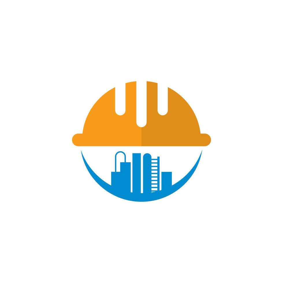 vector de trabajo del equipo, logotipo de la industria