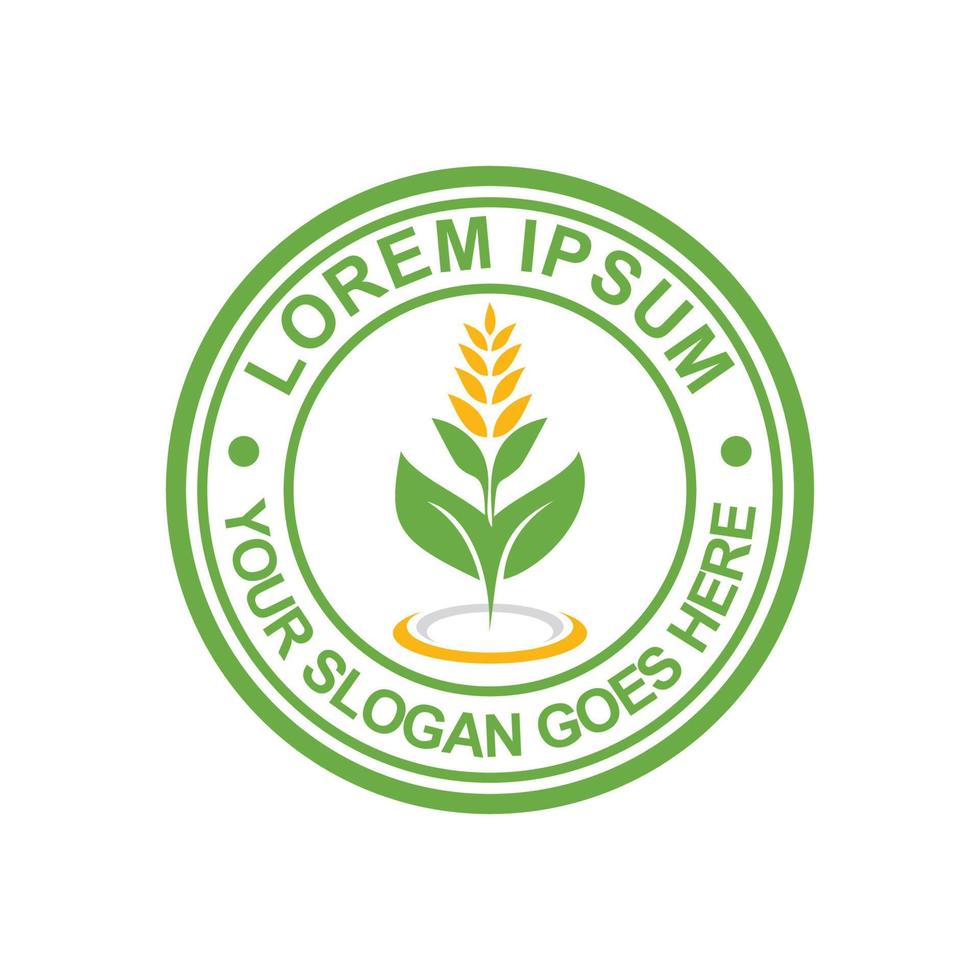 farm logo , environment logo vector