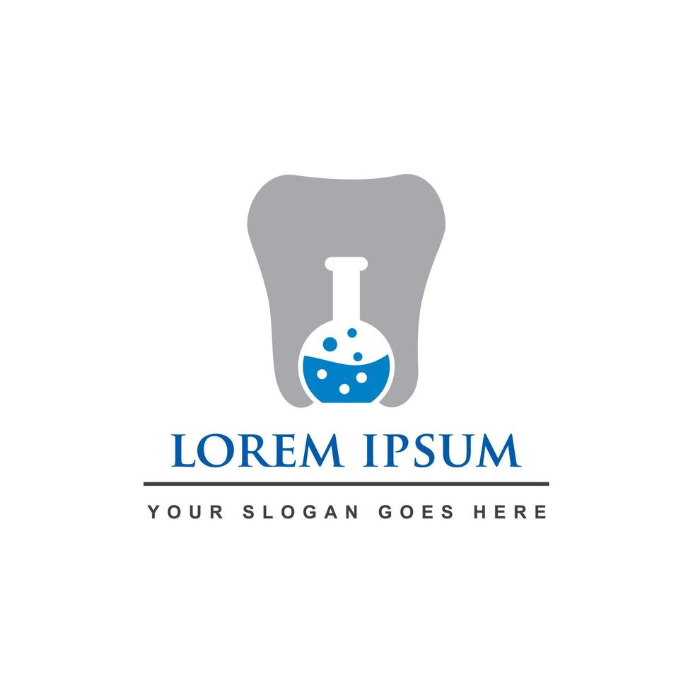 DENTAL LAB LOGO , TOOTH LABORATORY LOGO vector