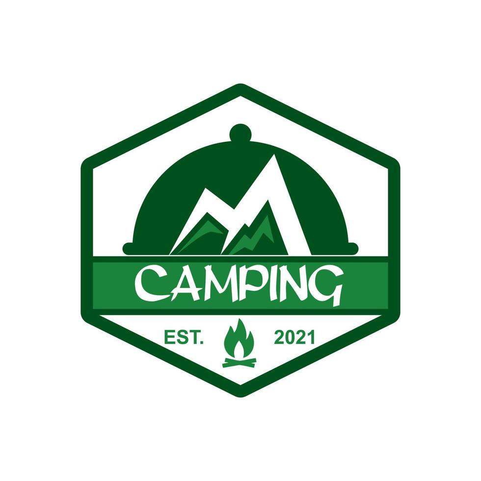 camping logo , adventure logo vector