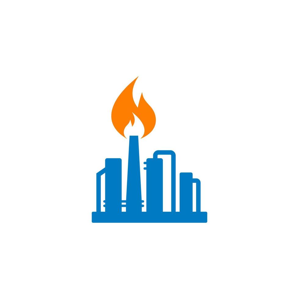 Refinery Vector , Industry Logo Vector