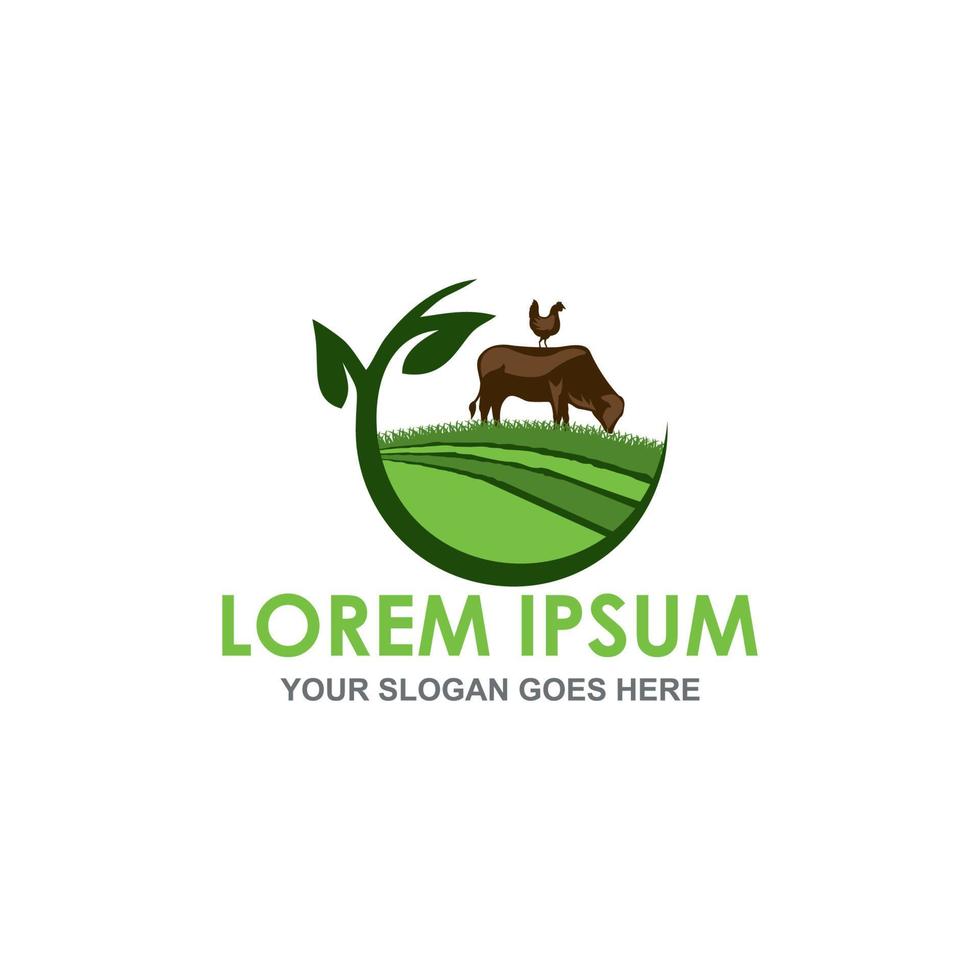 farm vector , nature farm logo