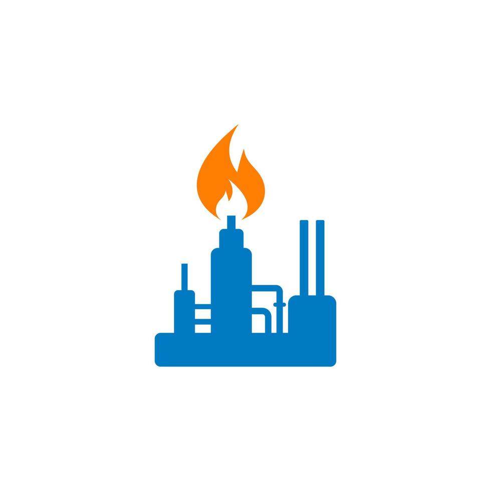 Refinery Vector , Industry Logo Vector