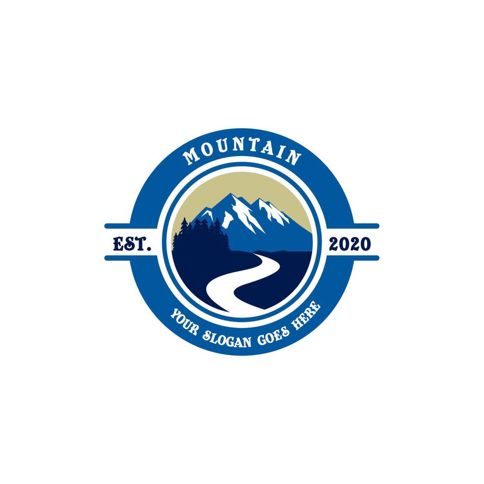 mountain logo , climbing logo vector