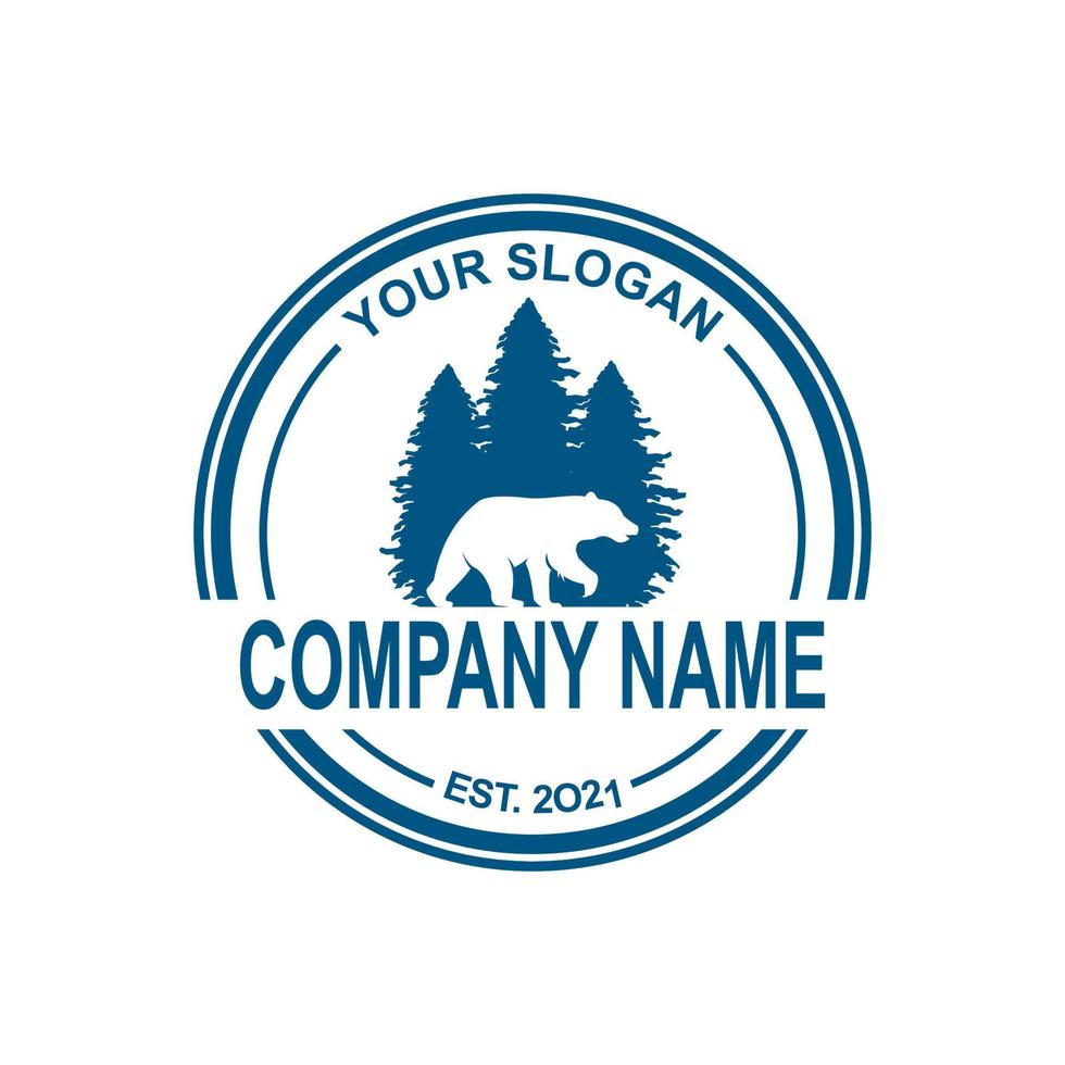 camping logo , adventure logo vector