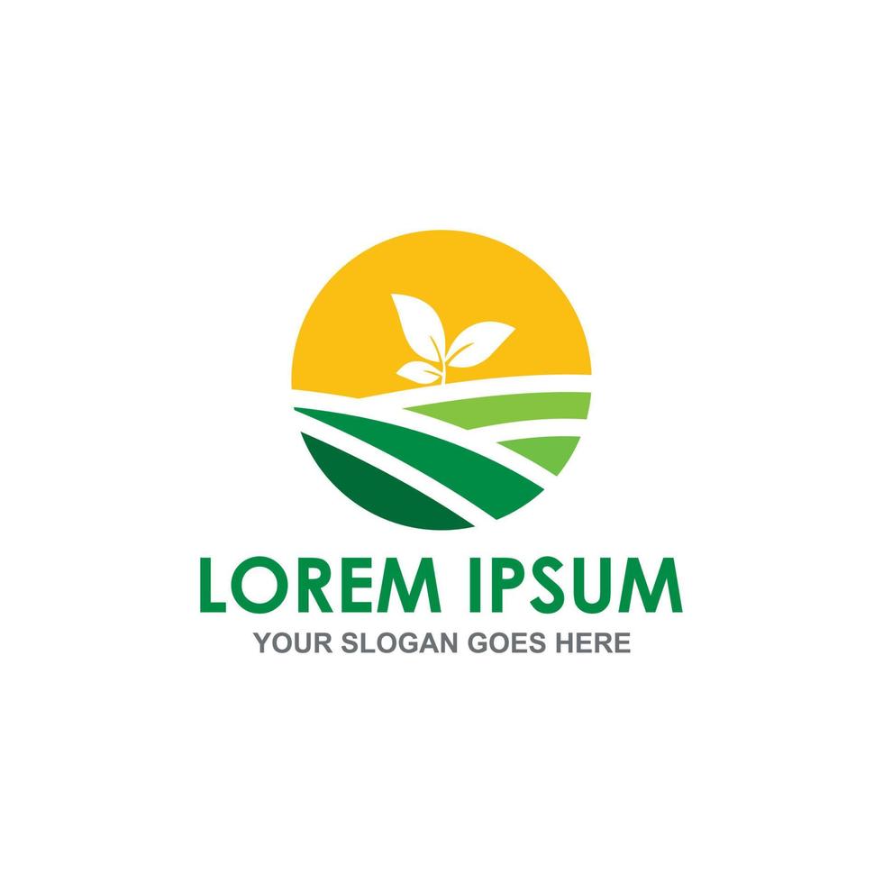 leaf nature vector , agriculture logo