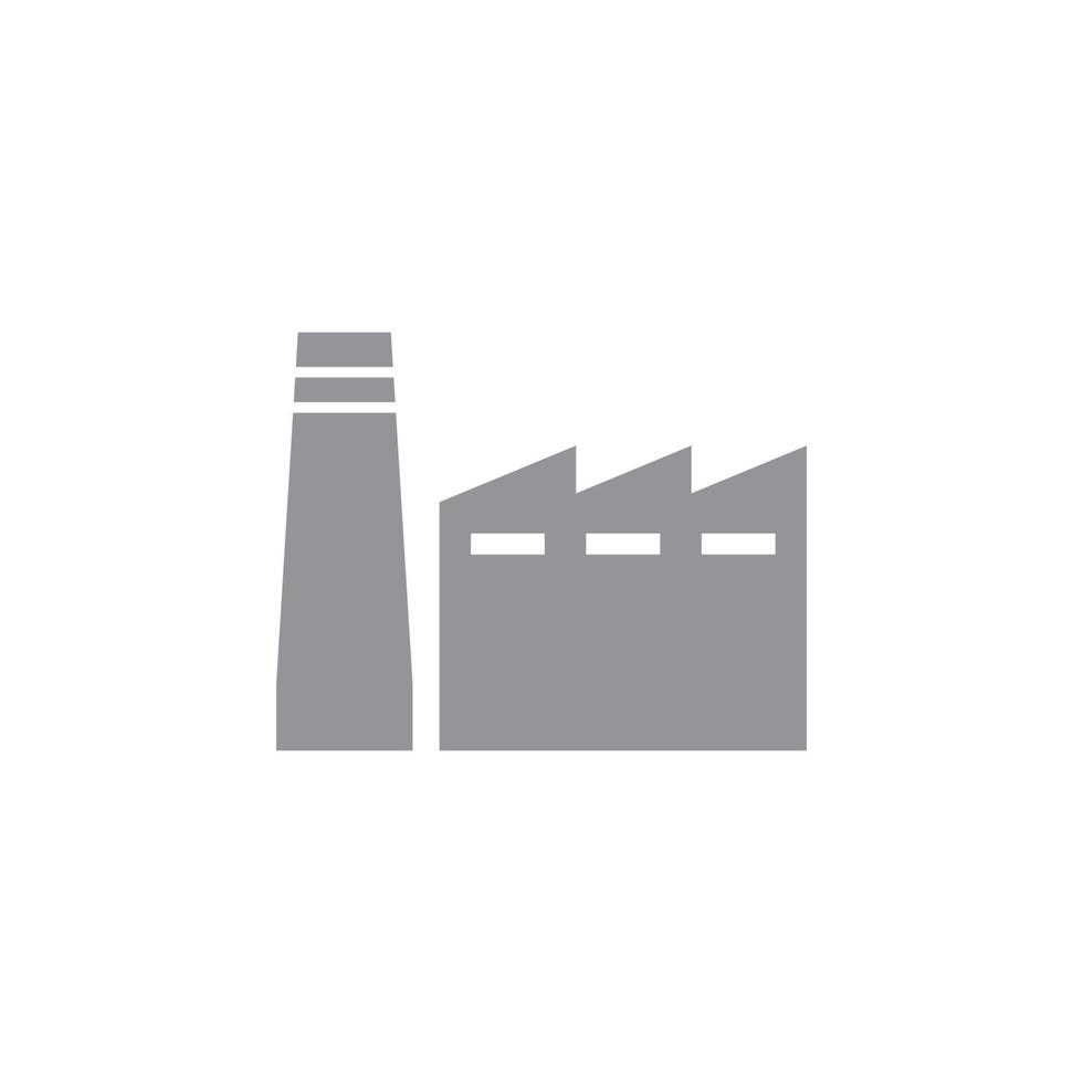 logotipo de edificio abstracto, logotipo de la industria vector