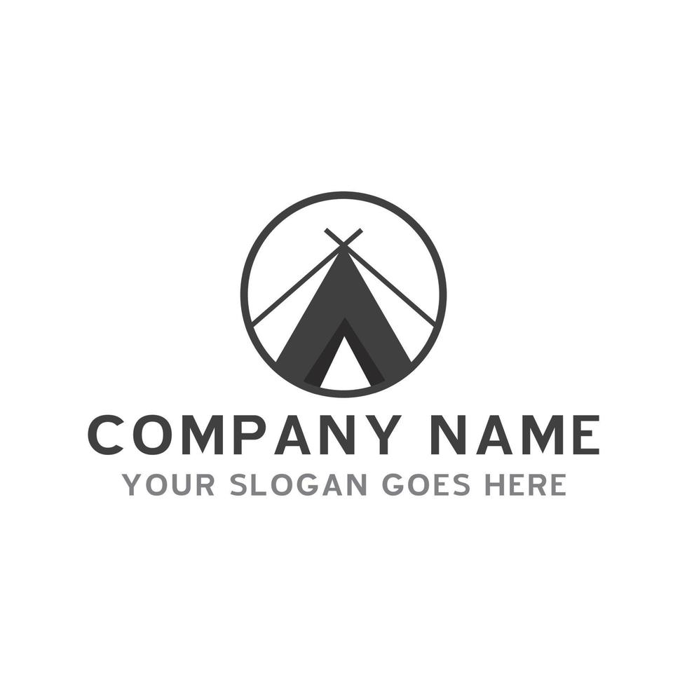 camping logo , adventure logo vector