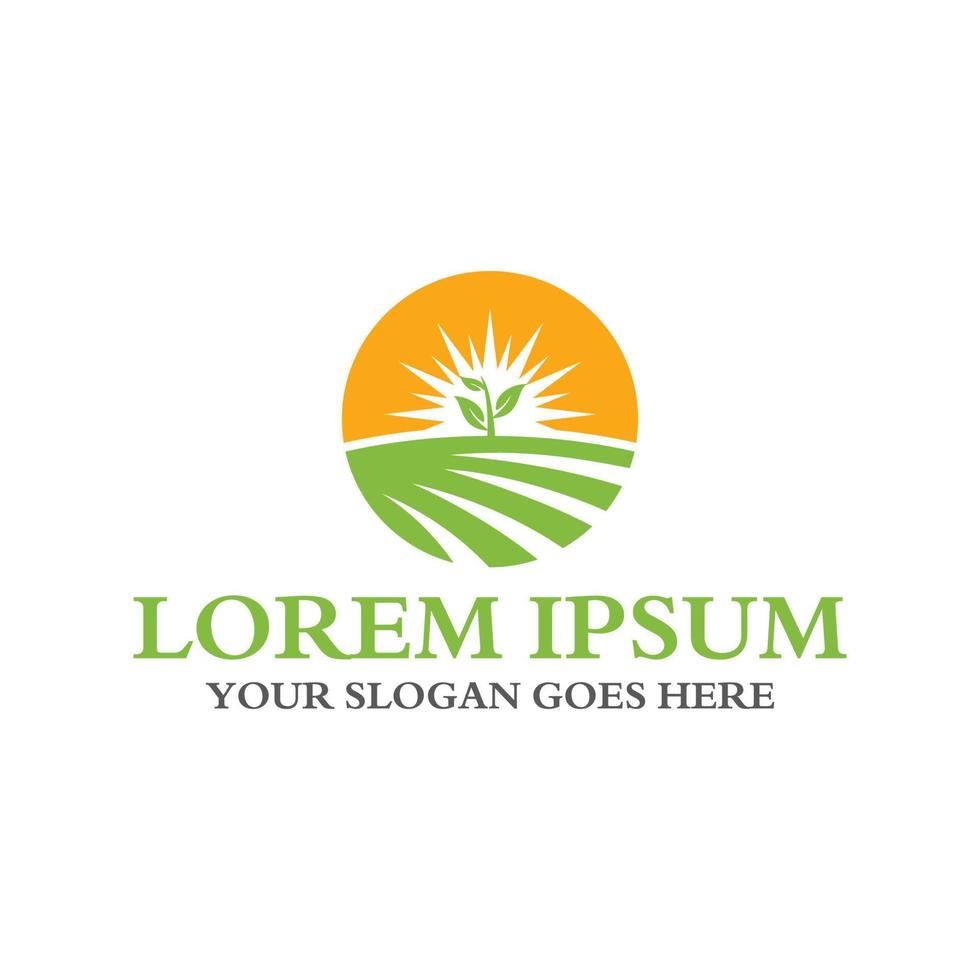 farm logo , agriculture logo vector