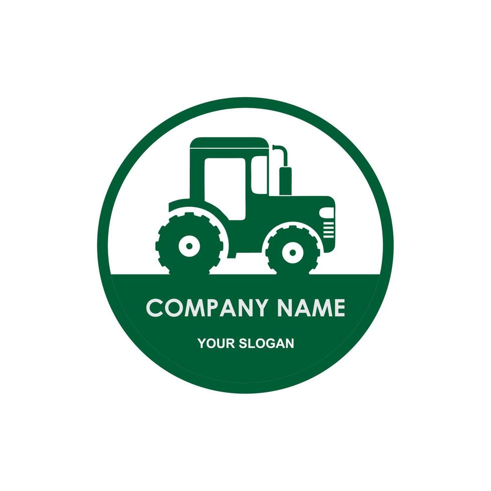 tractor vector , agriculture logo vector