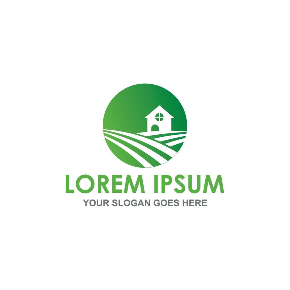 home farm vector , agriculture logo