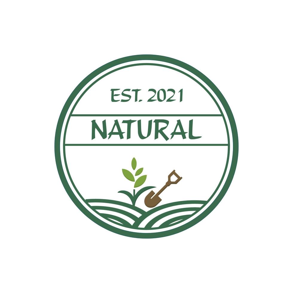 agriculture logo , natural logo vector