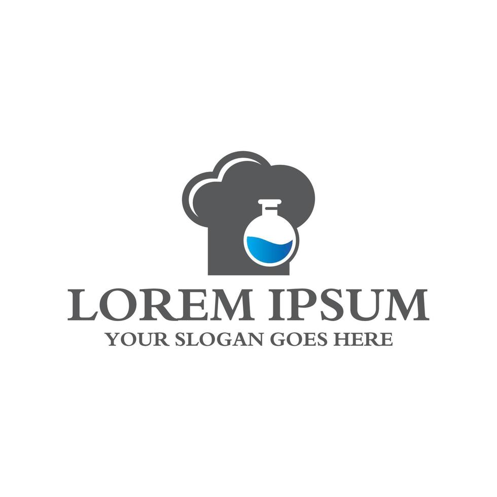 lab food logo , restaurant logo vector