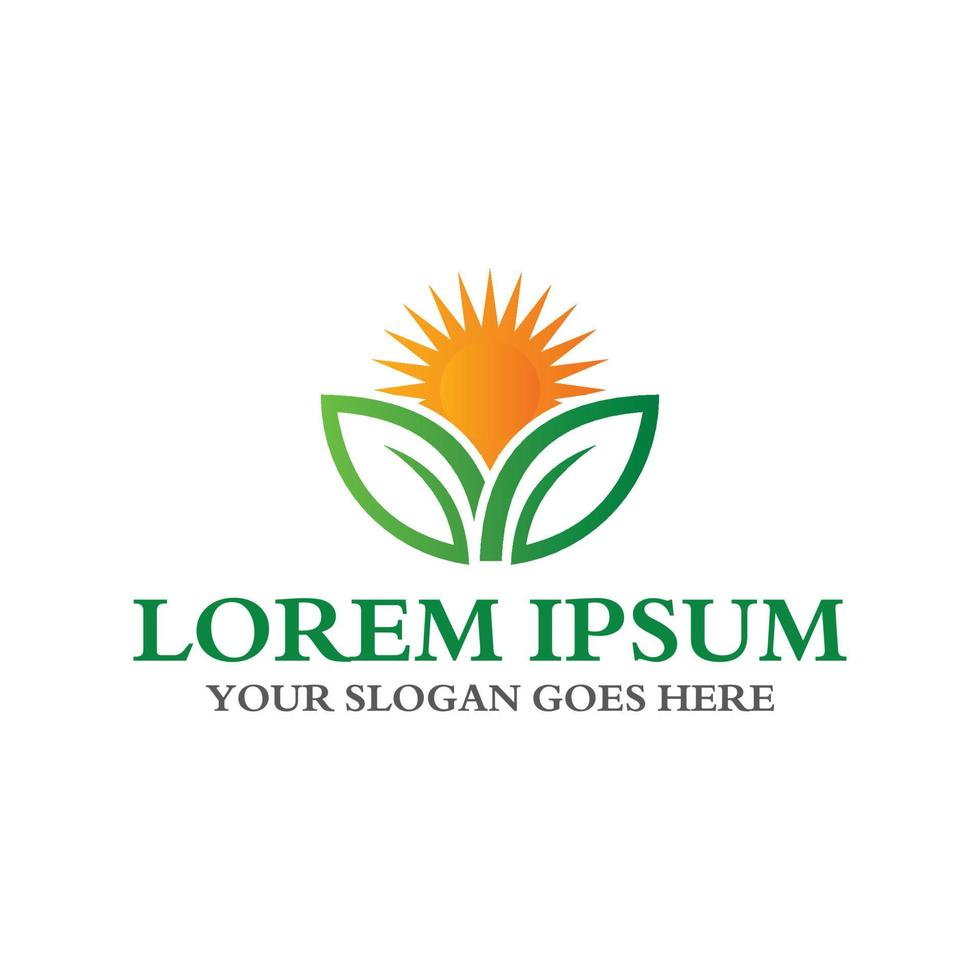 leaf logo , environment logo vector