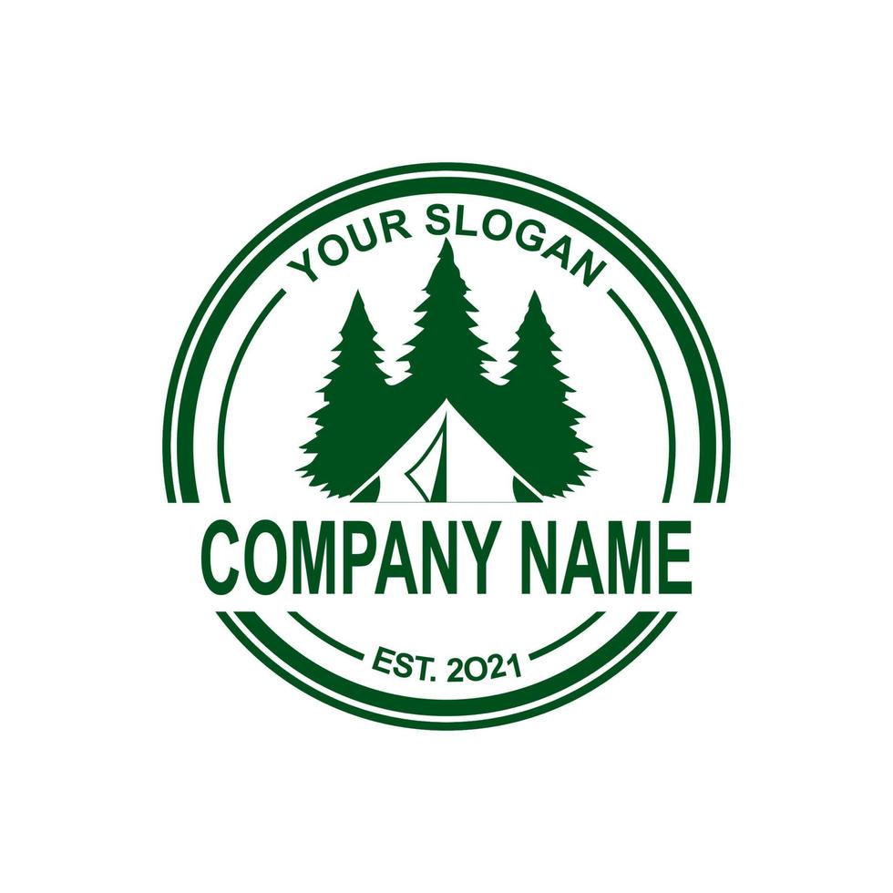 camping logo , adventure logo vector