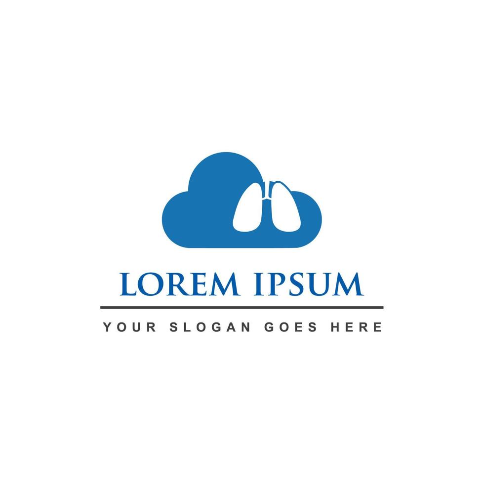 LUNG CLOUD LOGO , LUNG TECH LOGO vector