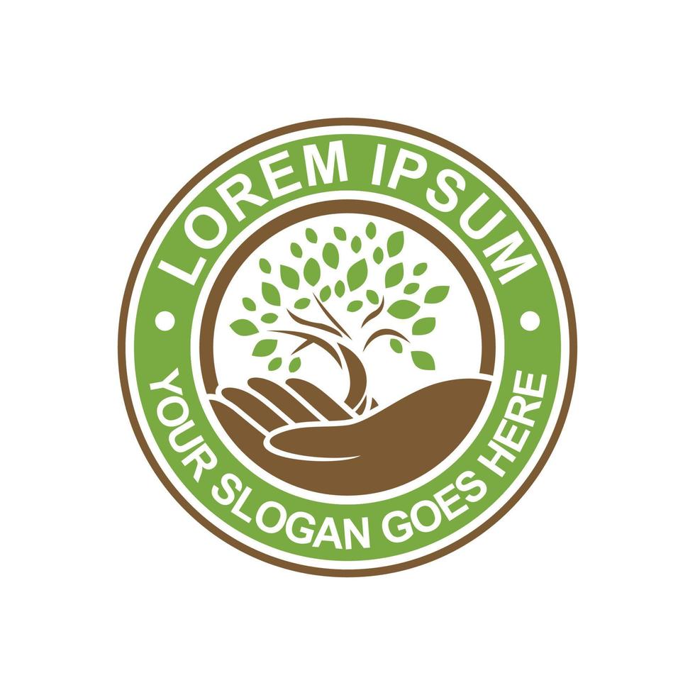 agriculture logo , natural logo vector