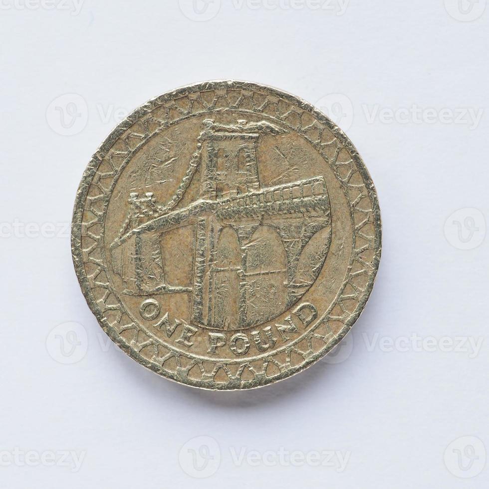 UK 1 Pound coin photo