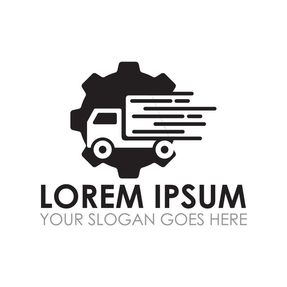 fast delivery vector , express shopping logo