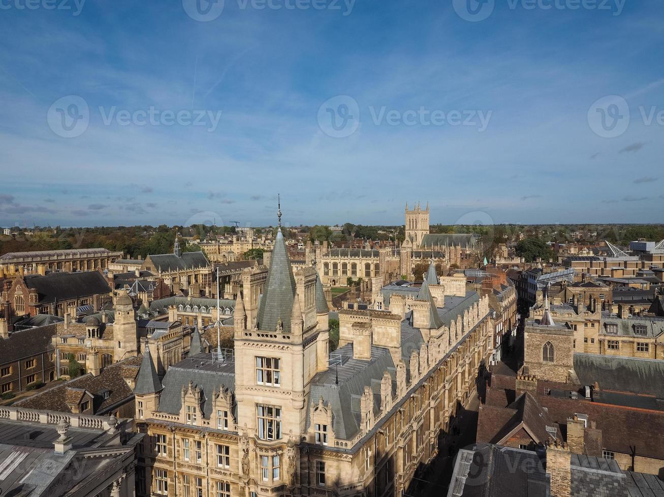 Aerial view of Cambridge photo