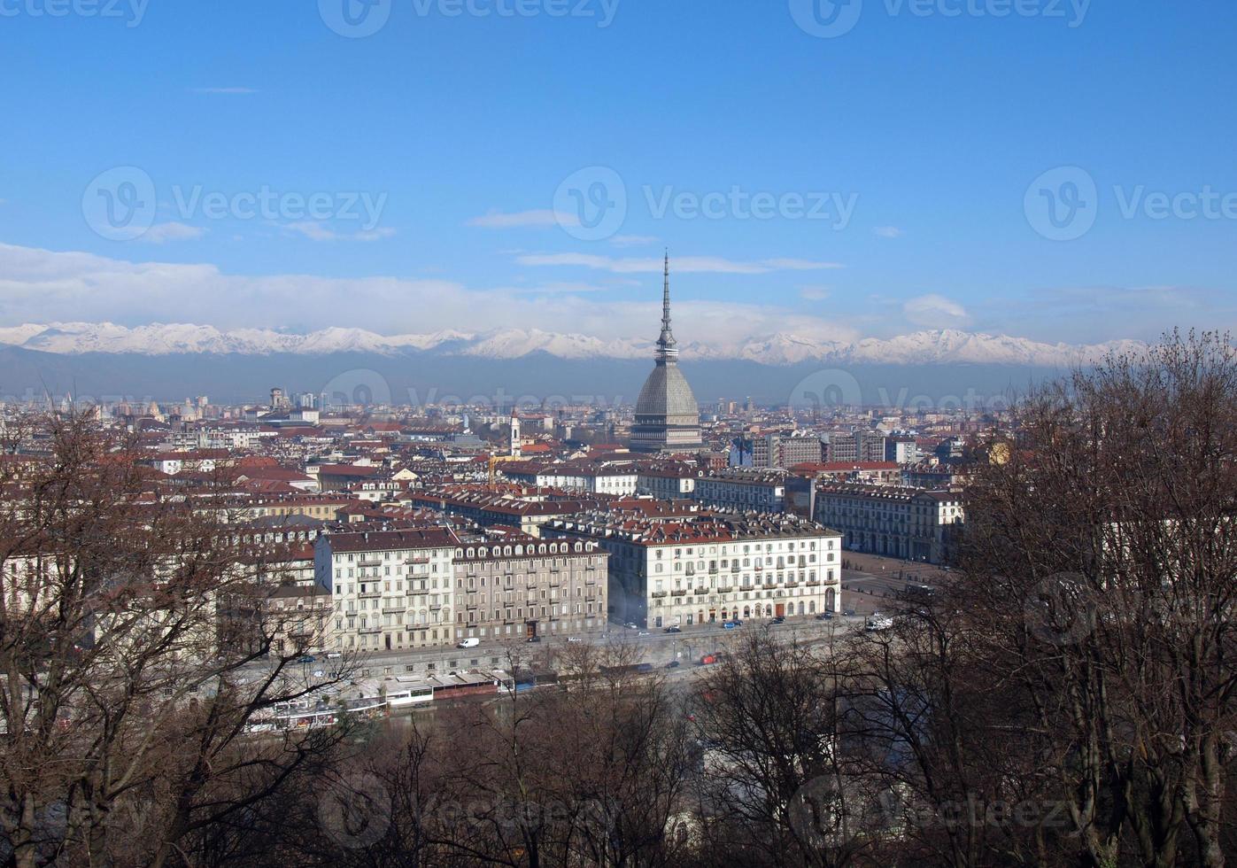 Aerial view of Turin photo