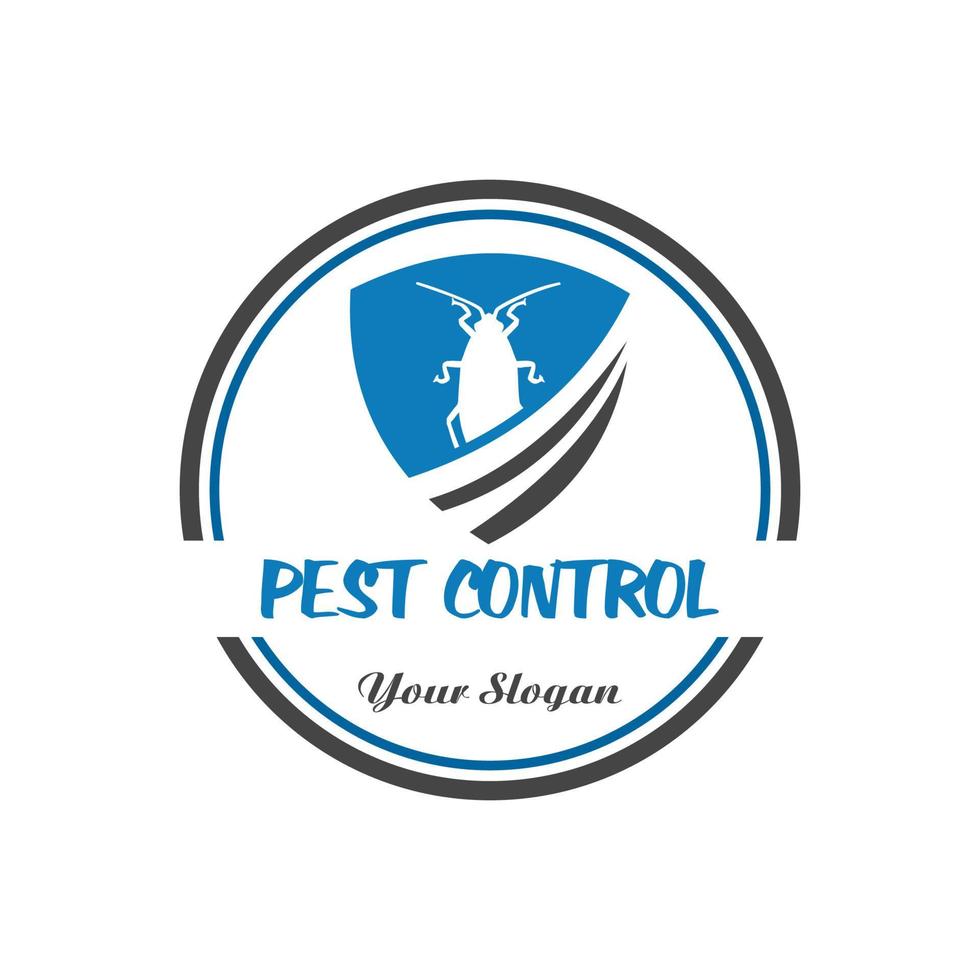 logotipo de control de plagas, logotipo de pesticidas vector