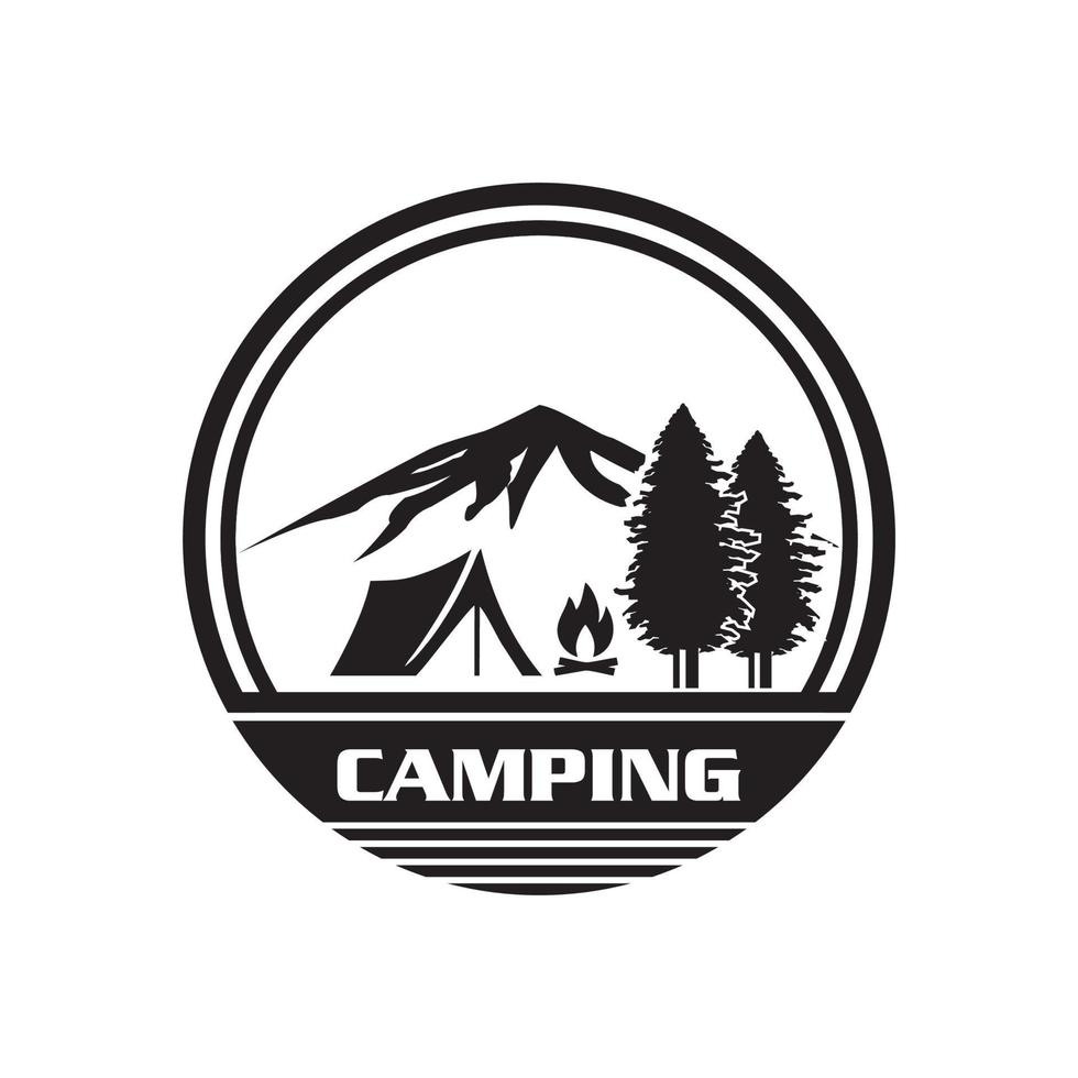 camping trip logo