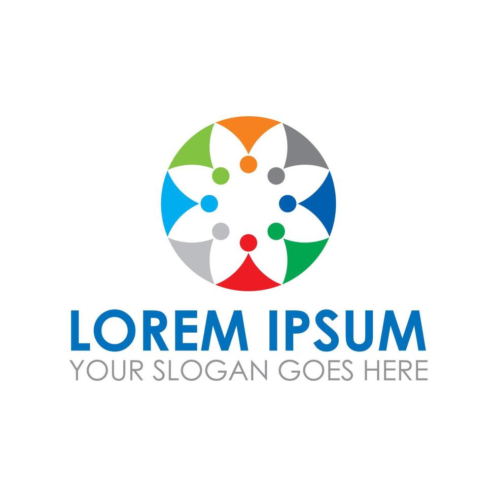 community vector , teamwork logo vector